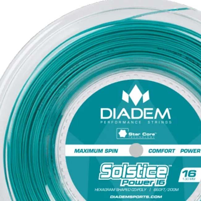ダイアデム(DIADEM) SOLSTICE POWER ソルスティス パワー 1.15／1.20／1.25／1.30／1.35mm 200Mロール 硬式テニス ポリエステル ガット (24y2m)｜amuse37｜02