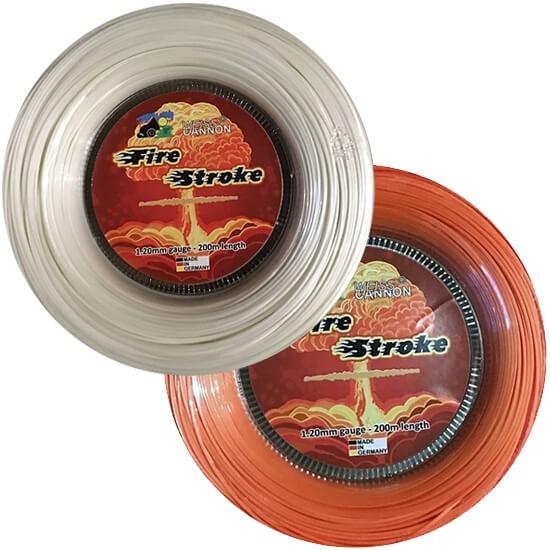WEISS CANNON(ヴァイスカノン) ファイアーストローク 17(1.20mm) 200Mロール 硬式テニス ポリエステルガット (19y4m)ウエスキャノン | 