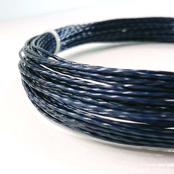 スティル イン ブラック(STILL IN BLACK) リークターン(1.20mm／1.25mm／1.30mm)200Mロール 硬式テニス ポリエステル ガット REACTURN |  | 01