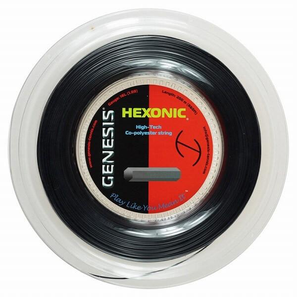 ジェネシス(GENESIS) ヘキソニック(1.09mm／1.18mm／1.27mm)200Mロール 硬式テニス ポリエステルガット(17y5m) |  | 01