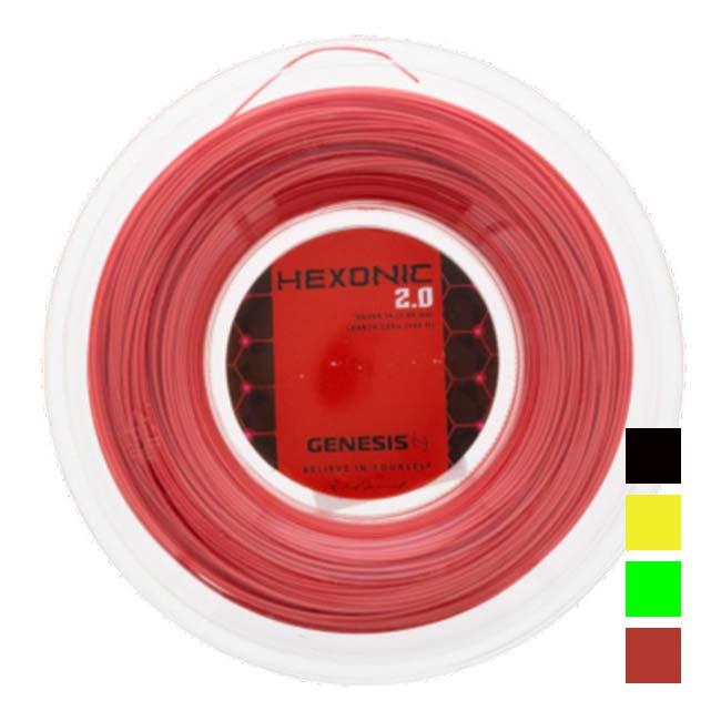 ジェネシス(GENESIS) HEXONIC 2.0 ヘキソニック 2.0 (1.23mm／1.28mm) 200Ｍロール 硬式テニス ポリエステルガット GNSHX2R(24y5m) | 