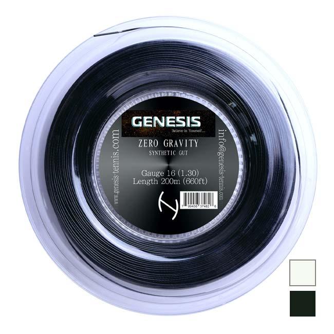 ジェネシス(GENESIS) ゼログラビティ シンセティックガット (1.25mm／1.30mm) 200Mロール 硬式テニス ナイロンモノフィラメントガット GENZGRL(24y5m) | 