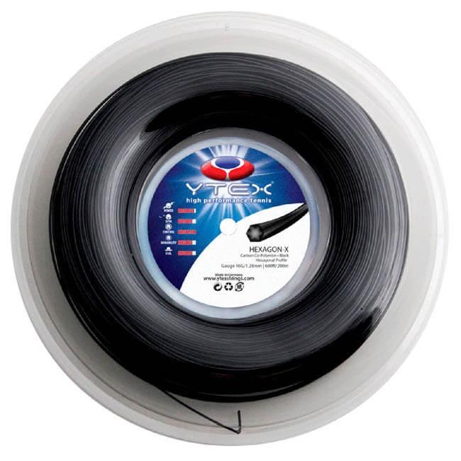 YTEX(ワイテックス) ヘキサゴン-X 1.25mm／1.28mm 200Mロール 硬式テニス ポリエステルガット (19y6m) |  | 02