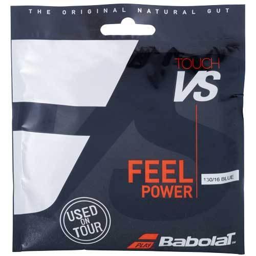 単張パッケージ品 バボラ(Babolat) TOUCH VS タッチ ブイエス (125／130／135) 硬式テニス ナチュラルガット 201031-136 ブルー(20y10m) | Babolat