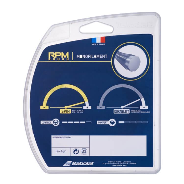 単張パッケージ品 バボラ(Babolat) RPMラフ (旧 RPMブラストラフ) RPM ROUGH (125／130／135) 硬式テニス ポリエステルガット 241140(20y7m) | Babolat | 02