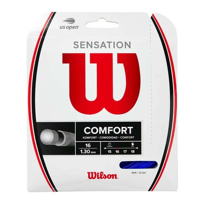 単張パッケージ品 ウィルソン(Wilson) センセーション ブルー16 (1.30mm) 硬式テニス マルチフィラメントガット WR830860116-ブルー(24y4m) | Wilson