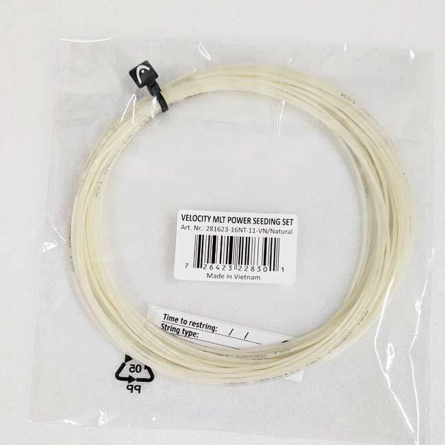 簡易パッケージお試し品 ヘッド(HEAD) VELOCITY POWER MLT ベロシティパワーマルチ 1.30mm 硬式テニス マルチフィラメントガット 281623 ナチュラル(26y4m) | HEAD | 03