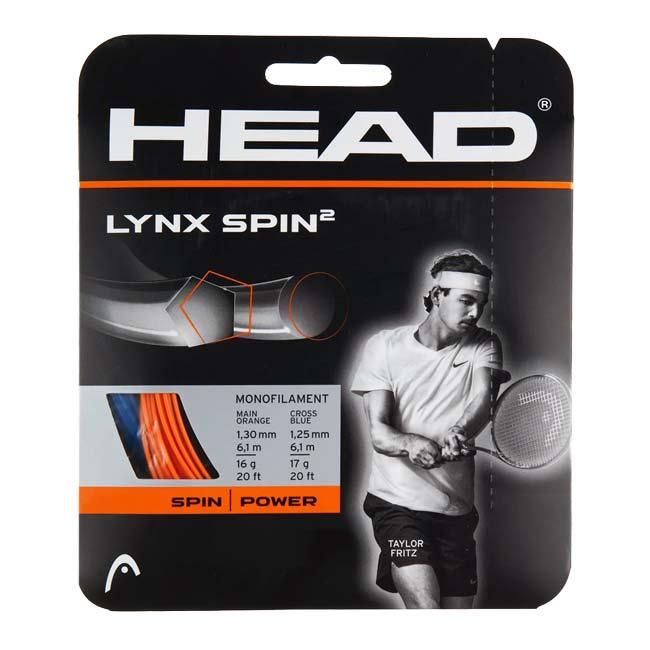 単張パッケージ品 ヘッド(HEAD) Lynx Spin2 リンクス スピン2 硬式テニス ハイブリッドガット 281142-16 ORBL オレンジ×ブルー(23y6m) | HEAD