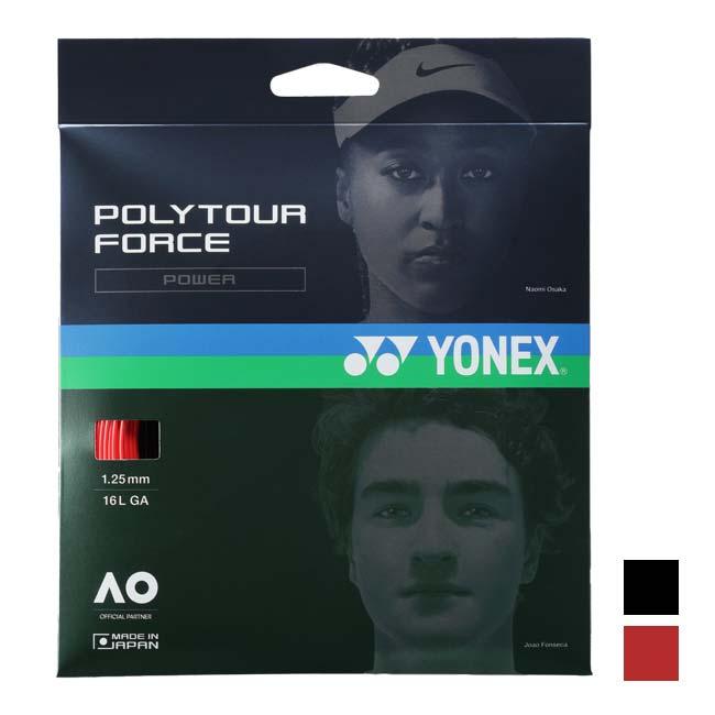 単張パッケージ品 ヨネックス(YONEX) POLY TOUR FORCE ポリツアーフォース 1.20mm／1.25mm／1.30mm 硬式テニス ポリエステルガット 国内正規品 PTGF(26y1m) | YONEX