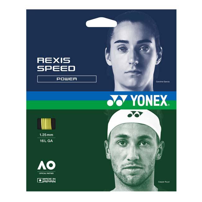 単張パッケージ品 ヨネックス(YONEX) 2023 レクシススピード (125／130) 硬式テニス マルチフィラメントガット 国内正規品 TGRSP-004 イエロー(23y3m) | 
