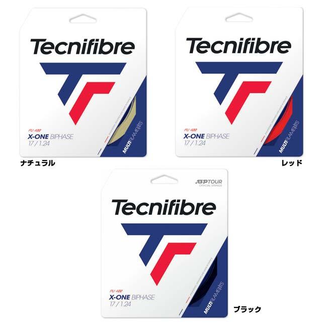 【単張パッケージ品】テクニファイバー X-ONE BIPHASE エックスワンバイフェイズ 1.18／1.24／1.30／1.34mm 硬式テニス マルチフィラメントガット TFSG201 |  | 01