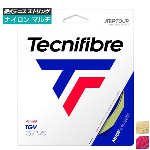 単張パッケージ品 テクニファイバー(Tecnifibre) TGV ティージーブイ(125／130)硬式テニスガットマルチフィラメントガットTFG906／TFG907 | BRIDGESTONE
