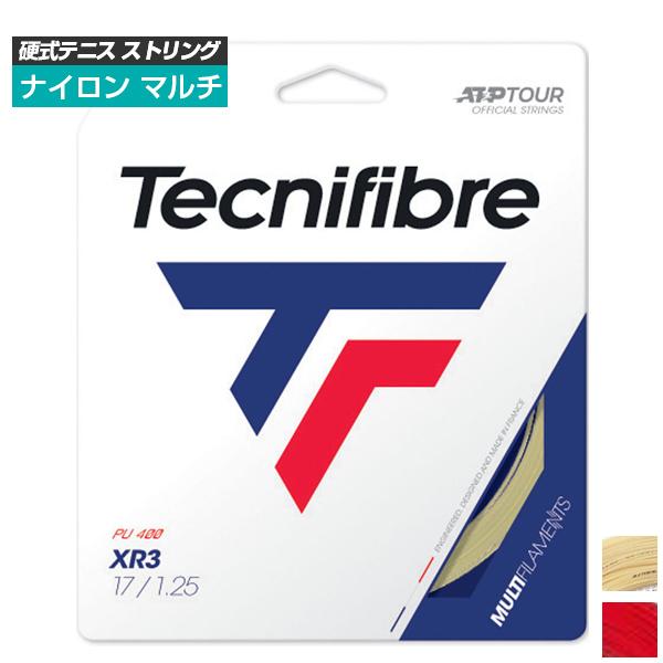 単張パッケージ品 テクニファイバー(Tecnifibre) XR3 エックスアールスリー(125／130)硬式テニスガットマルチフィラメントガットTFG910／TFG911 | BRIDGESTONE