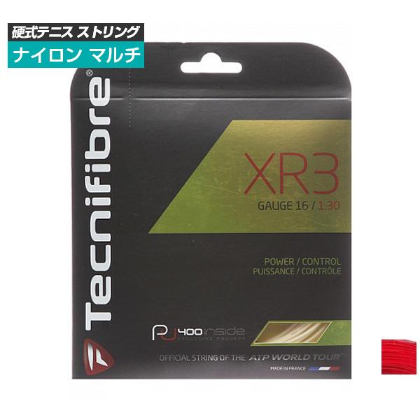 単張パッケージ品 テクニファイバー(Tecnifibre) XR3 エックスアールスリー(125／130)硬式テニスガットマルチフィラメントガットTFG910／TFG911 | BRIDGESTONE | 01