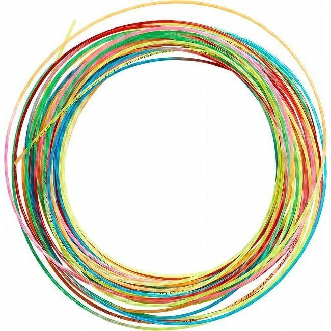 単張パッケージ品 プリンス(Prince) シンセティックガット デュラフレックス レインボー 16(1.30mm) 硬式テニス モノフィラメントガット (19y8m) | Prince | 01