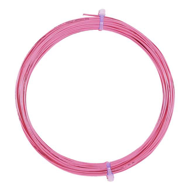 お試し12Mカット品 ポリファイバー(Polyfibre) AGGRO アグロ 1.20／1.25mm ピンク 硬式テニス ポリエステルガット(26y3m) | 
