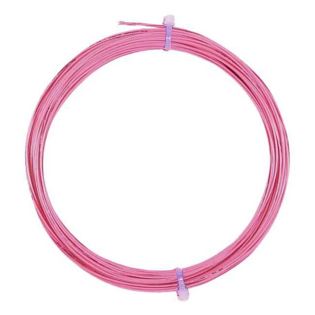 お試し12Mカット品 ポリファイバー(Polyfibre) AGGRO アグロ 1.20／1.25mm ピンク 硬式テニス ポリエステルガット(26y3m) |  | 01