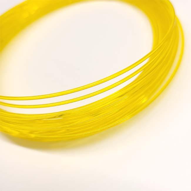 お試し12Mカット品 ゴーセン ポリロン(1.24mm／1.29mm)硬式テニスガット (ブラック／クリアー／イエロー／ナチュラル) |  | 07