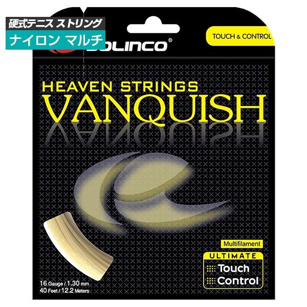 単張パッケージ品 ソリンコ(SOLINCO) ヴァンキッシュ Vanquish (1.20mm／1.30mm) 硬式テニス マルチフィラメントガット バンキッシュ | 