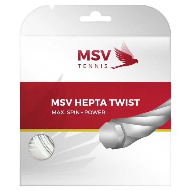 単張パッケージ品 MSV(エムエスブイ) HEPTA TWIST ヘプタ ツイスト 1.15／1.20／1.25／1.30mm 硬式テニス ポリエステルガット(26y4m) |  | 03
