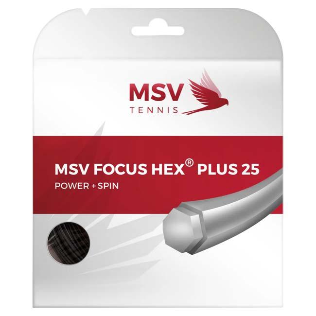 単張パッケージ品 MSV(エムエスブイ) Focus HEX Plus25 フォーカスヘックス プラス25 1.20／1.25／1.30mm 硬式テニス ポリエステルガット(26y4m) |  | 02