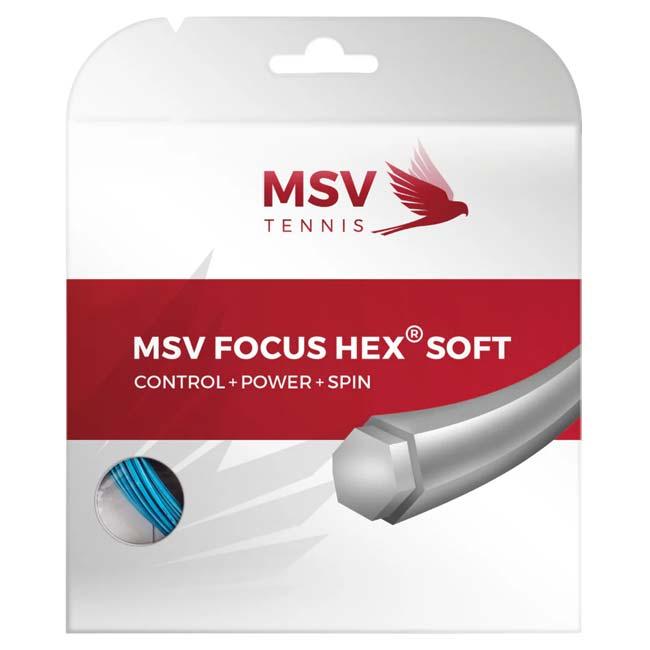 単張パッケージ品 MSV(エムエスブイ) Focus HEX Soft フォーカスヘックス ソフト 1.15／1.20／1.25／1.30mm 硬式テニス ポリエステル ガット(26y4m) |  | 05