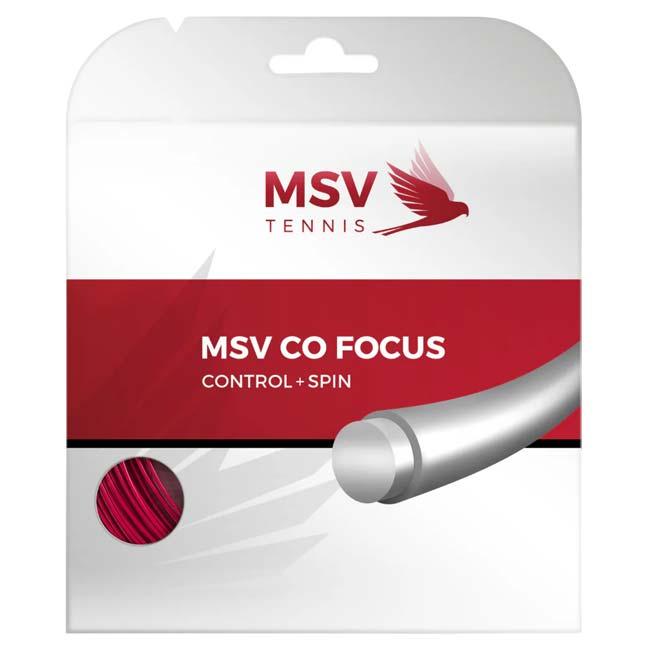 単張パッケージ品 MSV(エムエスブイ) Co Focus Coフォーカス 1.18／1.23／1.27mm 硬式テニス ポリエステルガット(26y4m) |  | 05