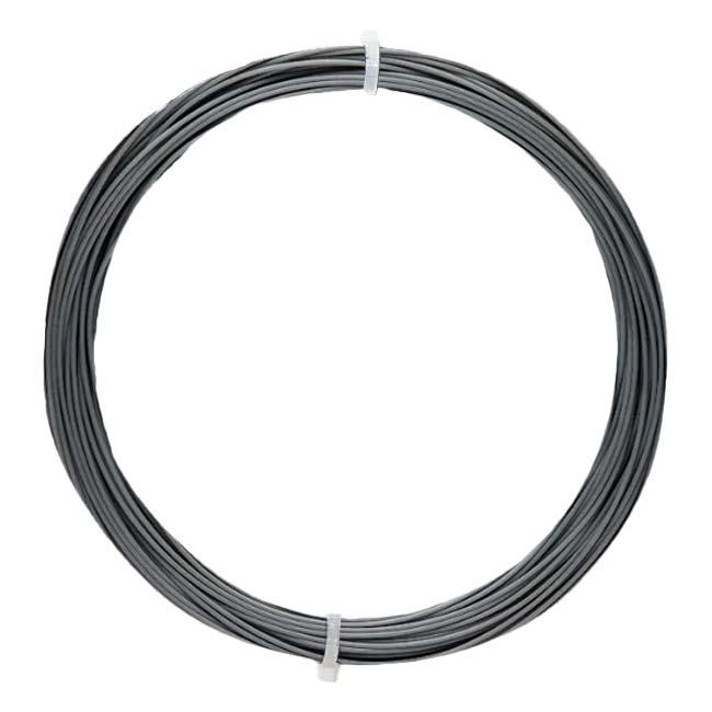 お試し12Mカット品 MSV(エムエスブイ) BUSSARD バザード 1.20／1.25／1.30mm シルバー 硬式テニス ポリエステルガット(26y4m) |  | 01