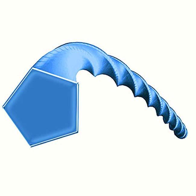 お試し12Mカット品 凸凹ポリガット TOURNA(トーナ) ビッグヒッター ブルーラフ  Blue Rough(1.20／1.25／1.30mm)硬式テニス ポリエステルガット(15y6m) |  | 03