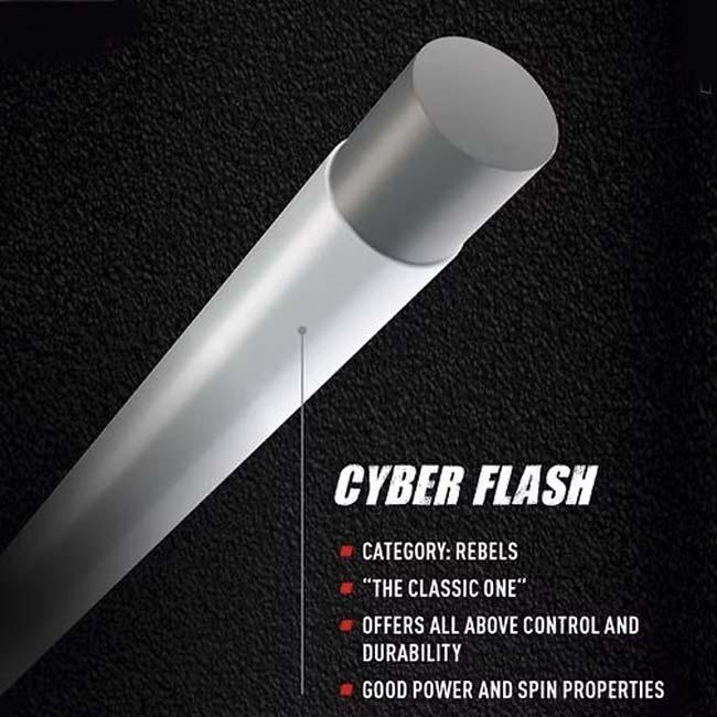 お試し12Mカット品 トップスピン サイバー フラッシュ(1.20mm／1.25mm／1.30mm) 硬式テニス ポリエステルガット |  | 02