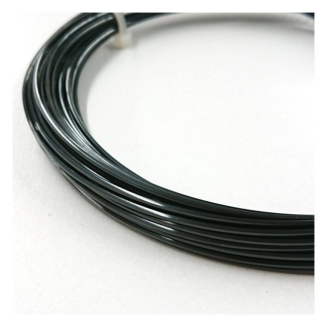 お試し12Mカット品 スティル イン ブラック HTS (1.18mm／1.20mm／1.25mm／1.30mm) 硬式テニス ポリエステル ガット |  | 02
