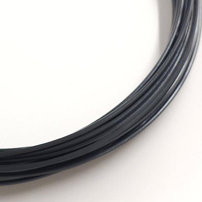 お試し12Mカット品 スティル イン ブラック HTS (1.18mm／1.20mm／1.25mm／1.30mm) 硬式テニス ポリエステル ガット |  | 03