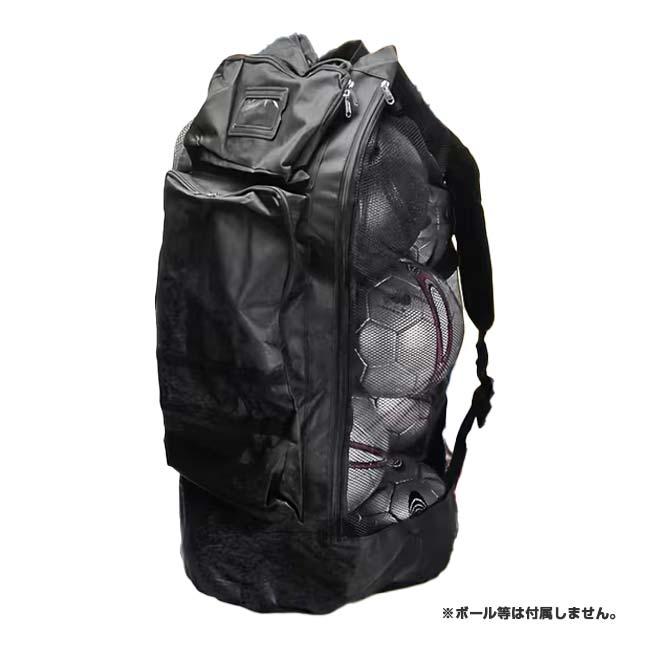 さまざまなボールの持ち運びに対応  大容量 ボールギアバッグ 耐久性メッシュスポーツ用品オーガナイザー メッシュスポーツバッグ TE049972 BK(25y11m) | 