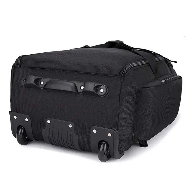 ラケット収納可  大容量 マルチコンパートメント ローリングバッグ キャリーバッグ ホイール付き ダッフルバッグ TE049976 ブラック(25y9m) |  | 03