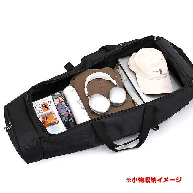 ラケット収納可  大容量 マルチコンパートメント ローリングバッグ キャリーバッグ ホイール付き ダッフルバッグ TE049976 ブラック(25y9m) |  | 05