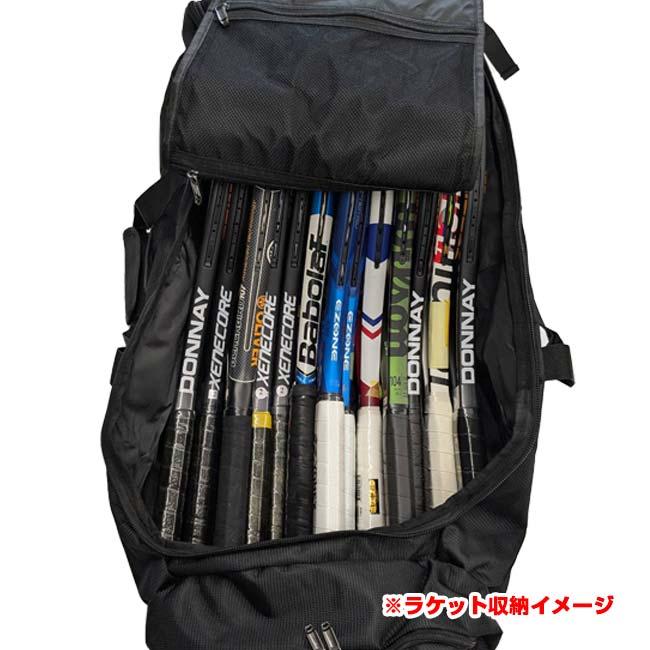 ラケット収納可  大容量 マルチコンパートメント ローリングバッグ キャリーバッグ ホイール付き ダッフルバッグ TE049976 ブラック(25y9m) |  | 07