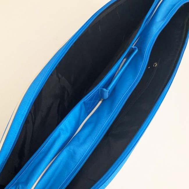ラケット収納可 ノーブランド ユニセックス ボタニカル柄 3WAY ラケットバッグ テニスバッグ バッグパック ショルダーバッグ TE049978 スカイブルー(25y8m) |  | 03
