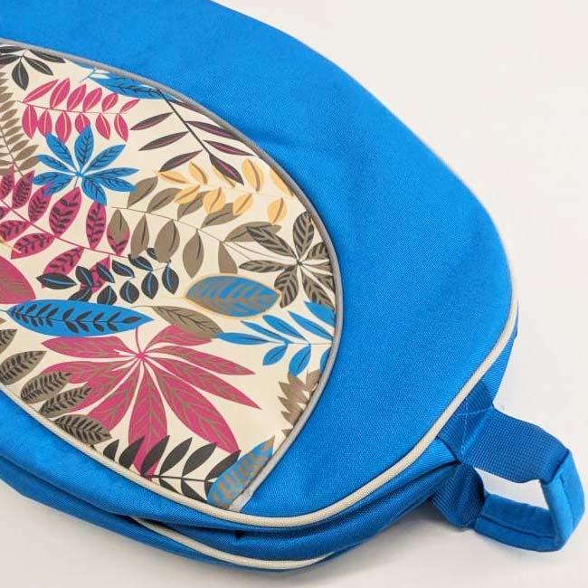 ラケット収納可 ノーブランド ユニセックス ボタニカル柄 3WAY ラケットバッグ テニスバッグ バッグパック ショルダーバッグ TE049978 スカイブルー(25y8m) |  | 05