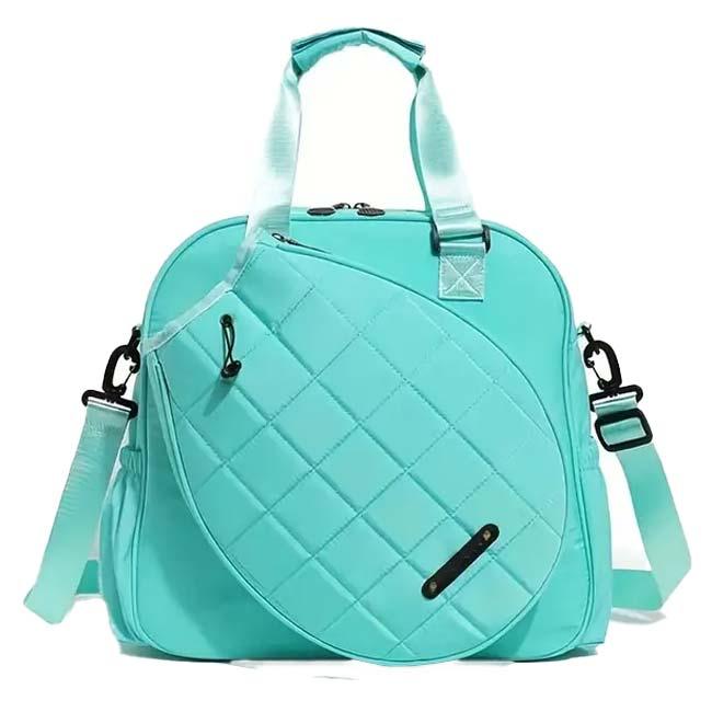 ラケット収納可  プレミアム ラケットバッグ キルティングデザイン ショルダーバッグ テニスバッグ バドミントン TE049982(24y12m) |  | 11