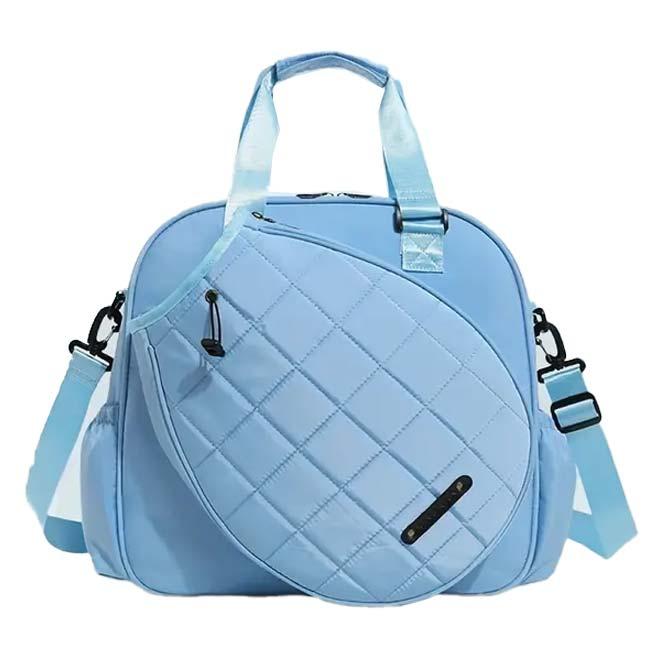 ラケット収納可  プレミアム ラケットバッグ キルティングデザイン ショルダーバッグ テニスバッグ バドミントン TE049982(24y12m) |  | 12