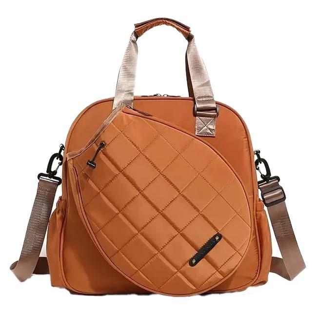 ラケット収納可  プレミアム ラケットバッグ キルティングデザイン ショルダーバッグ テニスバッグ バドミントン TE049982(24y12m) |  | 13