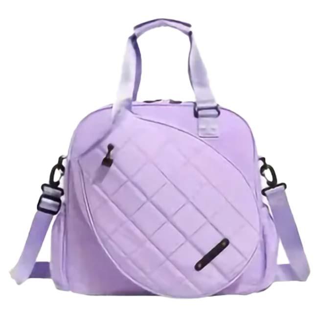 ラケット収納可 プレミアム ラケットバッグ キルティングデザイン