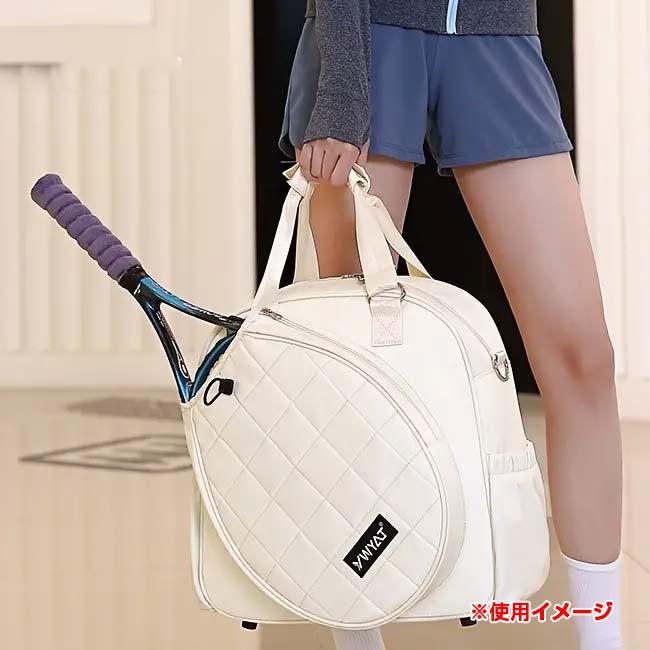 ラケット収納可  プレミアム ラケットバッグ キルティングデザイン ショルダーバッグ テニスバッグ バドミントン TE049982(24y12m) |  | 06