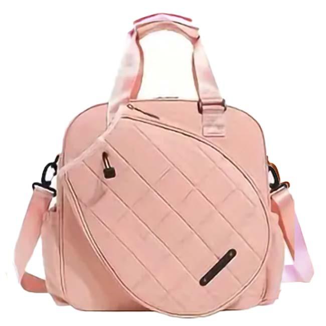 キルティングテニスバッグ ラケット収納可 プレミアム ラケットバッグ キルティングデザイン