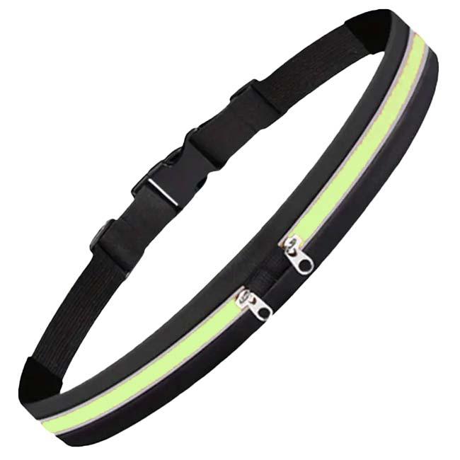 大切な貴重品をしっかり収納 盗難防止  ランニングポーチ スポーツウエストバッグ 貴重品入れ 2ポケット仕様 防水 TE049987(24y7m) |  | 03