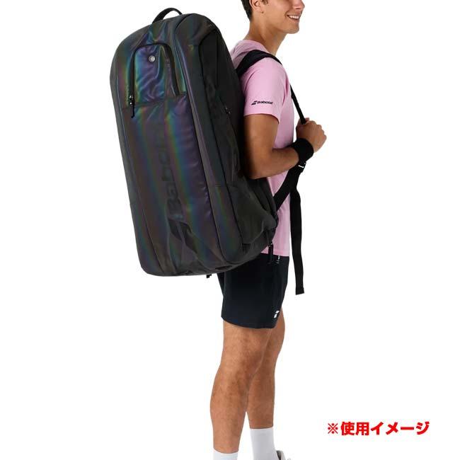 ９本収納 バボラ(Babolat) 2026 Pure Drive ピュアドライブ スペクトラ RH9 ラケットバッグ 751260-100 イリデセント×ブラック(26y8m) | Babolat | 08