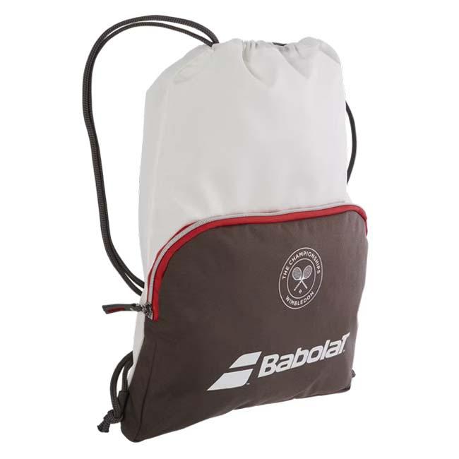 バボラ(Babolat) 2026 ジムバッグ ウインブルドン ナップサック 巾着バッグ 742039-100 ホワイト×アイボリー(26y8m) | Babolat | 02