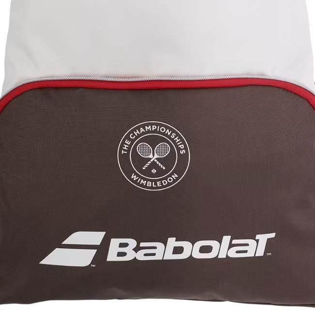 バボラ(Babolat) 2026 ジムバッグ ウインブルドン ナップサック 巾着バッグ 742039-100 ホワイト×アイボリー(26y8m) | Babolat | 03