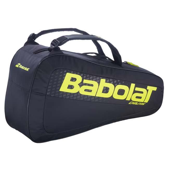 ジュニアラケット用 ３本収納 バボラ(Babolat) 2026 ジュニア RH Carlitos カルリトス ジュニアラケットバッグ 751247-100 ブラック×Fイエロー(26y3m) | Babolat | 01