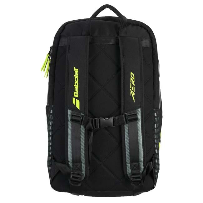 ラケット収納可 バボラ(Babolat) 2026 Pure Aero ピュアアエロ バックパック リュックサック 753114-100 Mグレー×BK×Fイエロー(26y3m) | Babolat | 01